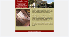 Desktop Screenshot of cappellerlaw.com